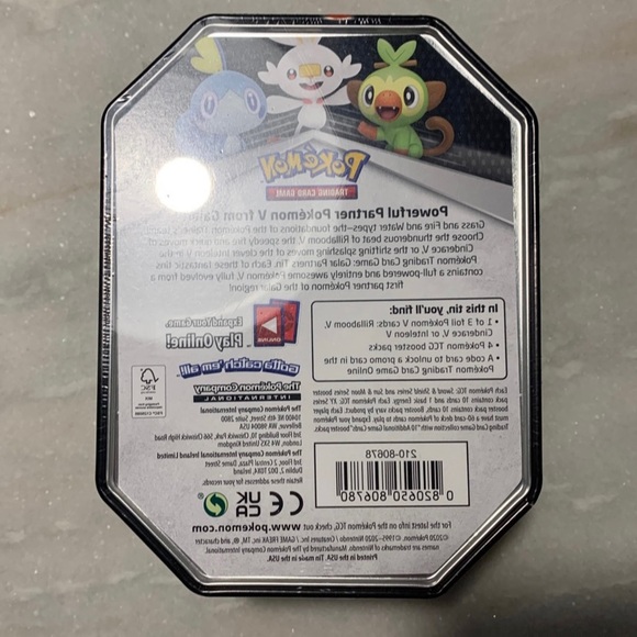 Pokemon Inteleon V Galar Partner Tin New Sealed In-Box - Picture 3 of 3